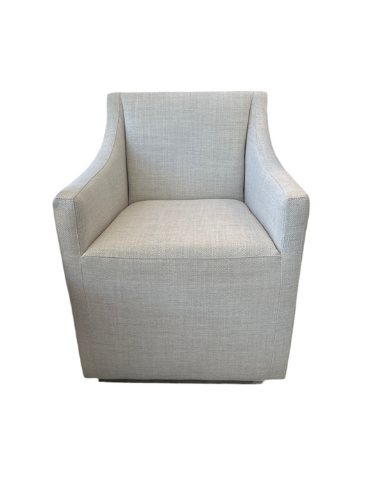 Arm Chair - Beige on Casters