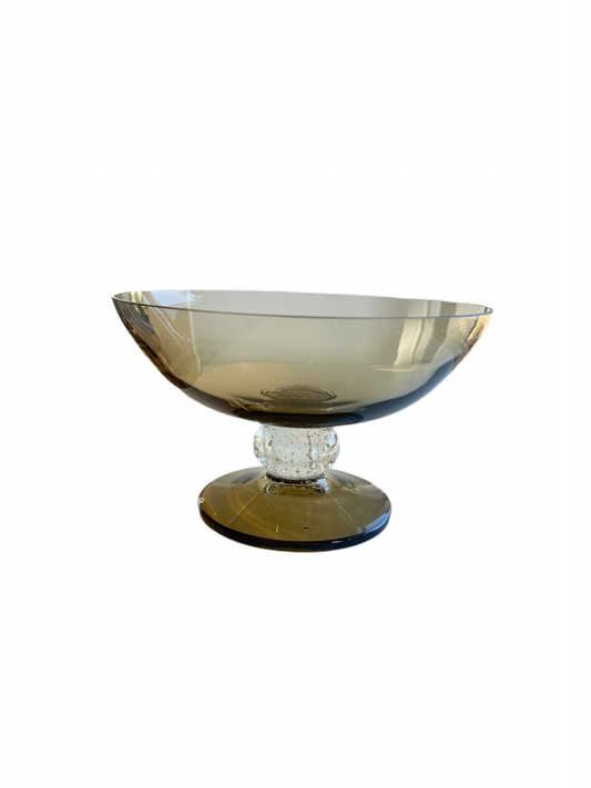 Compote - Erickson Smoke with Bobble Base
