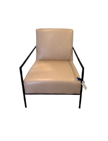 Arm Chair - Blush Leather