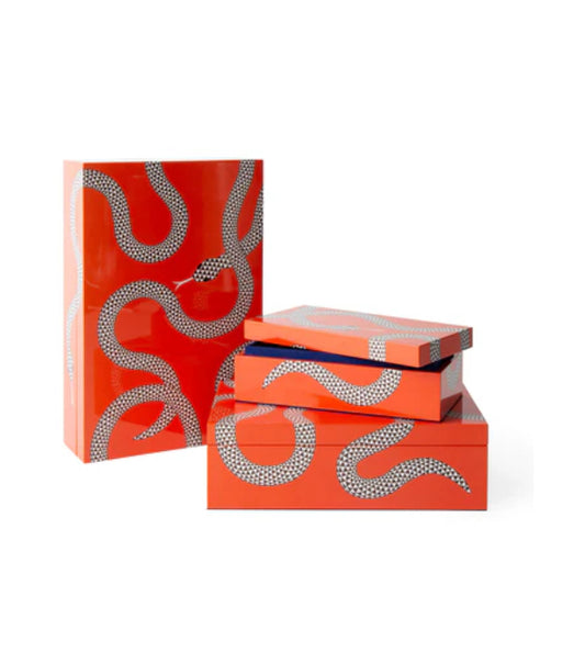 Box - Eden Lacquered Snake Medium