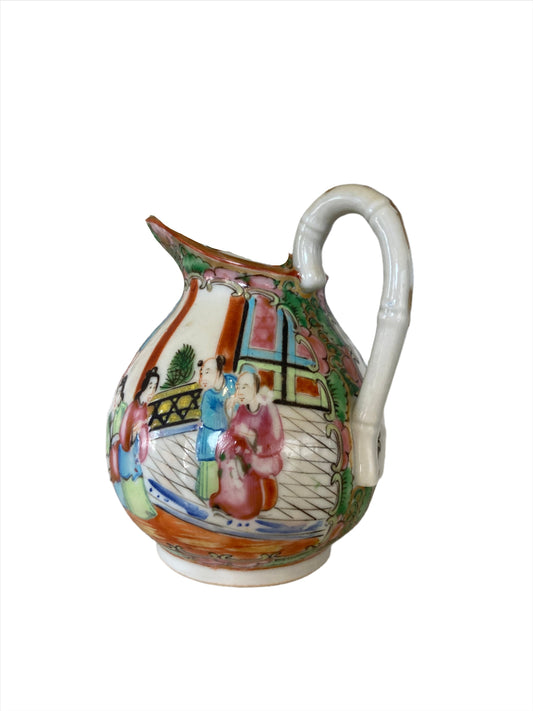 Pitcher - Antique Rose Medallion Creamer