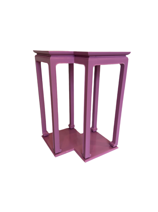 Drink Table for Game Table in Pink Gloss
