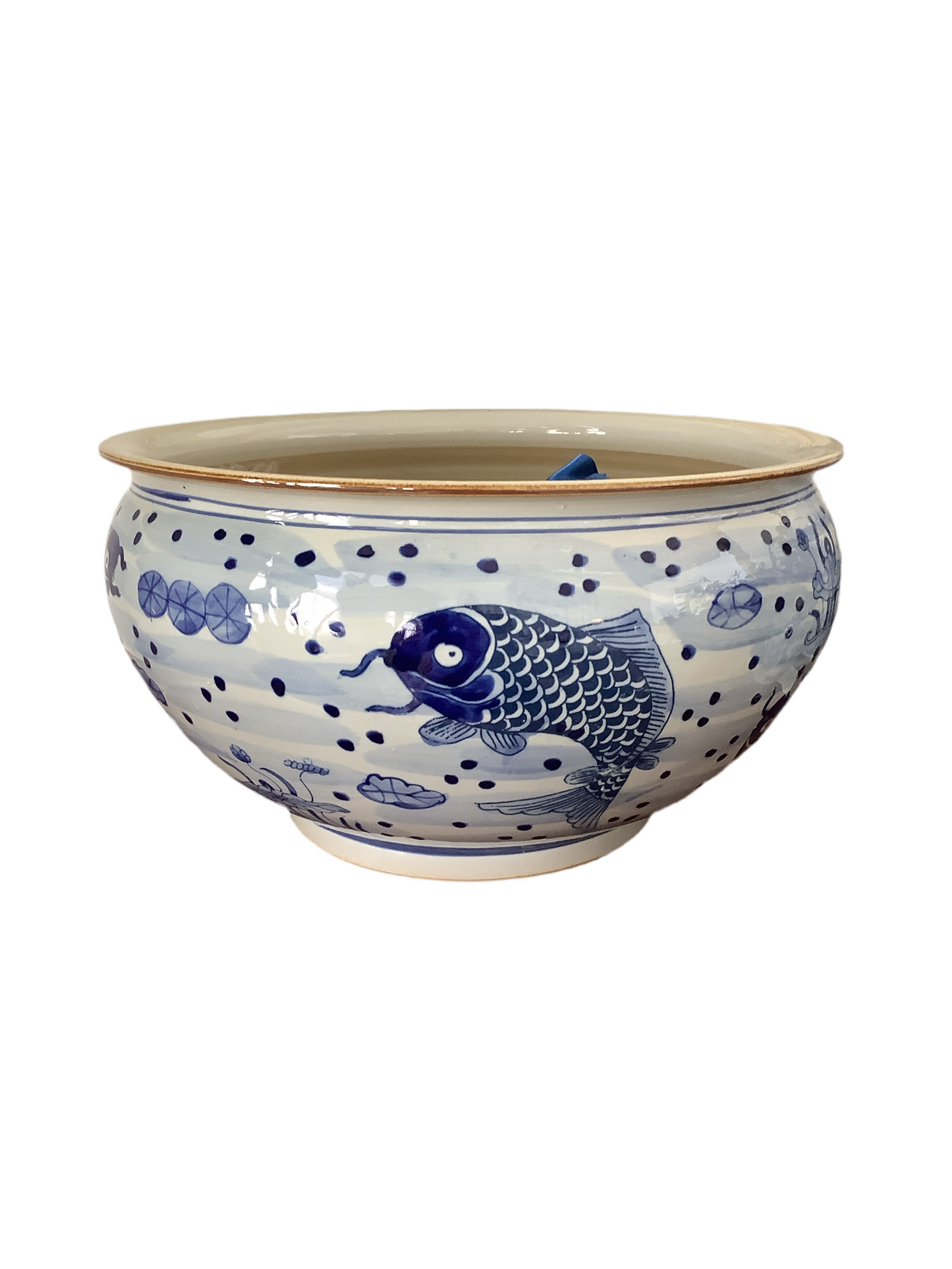 Bowl - Blue & White Fish