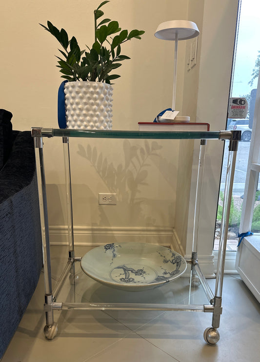 Acrylic Bar Cart