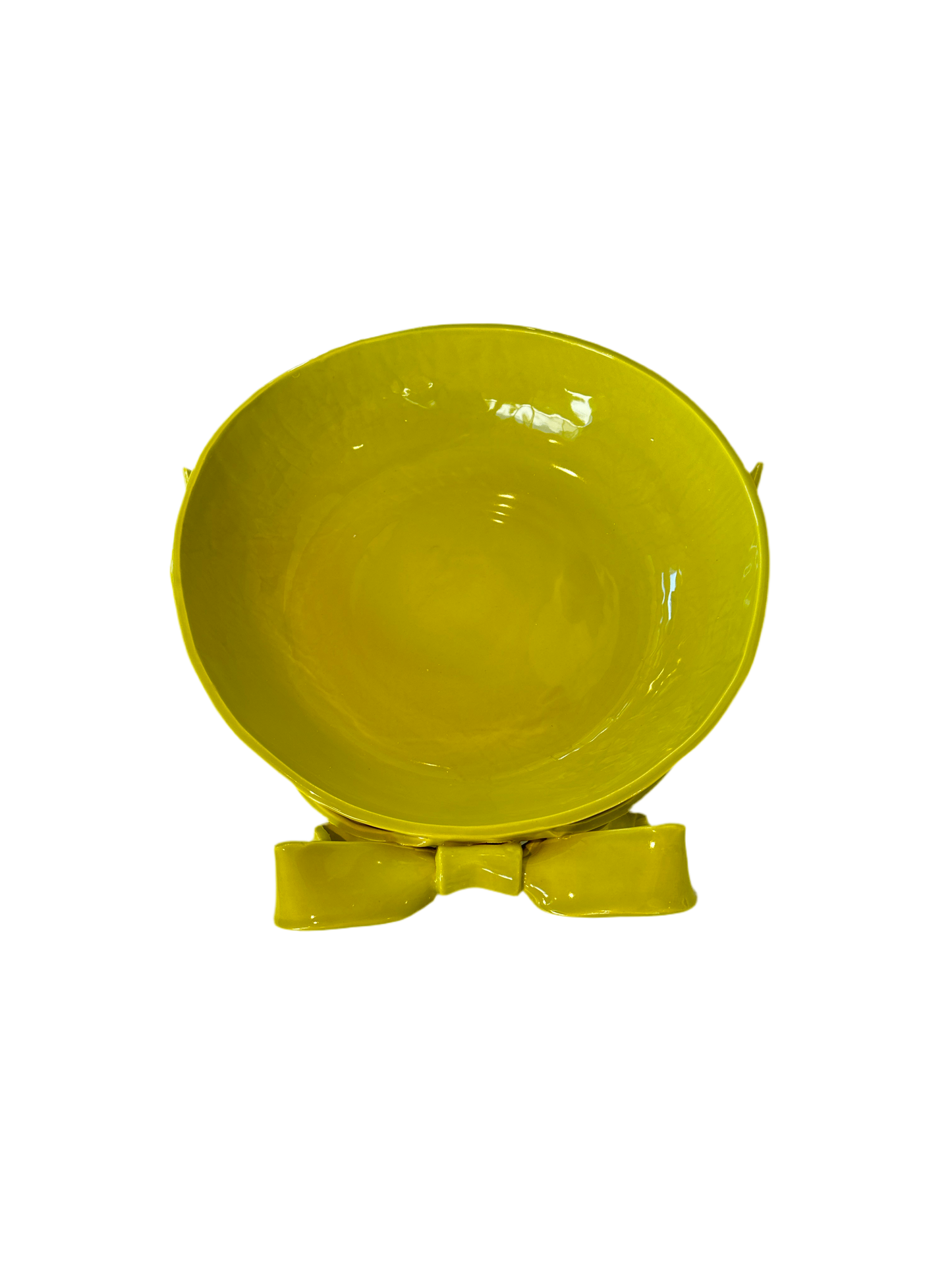 Bowl - Chartreuse Bow Large