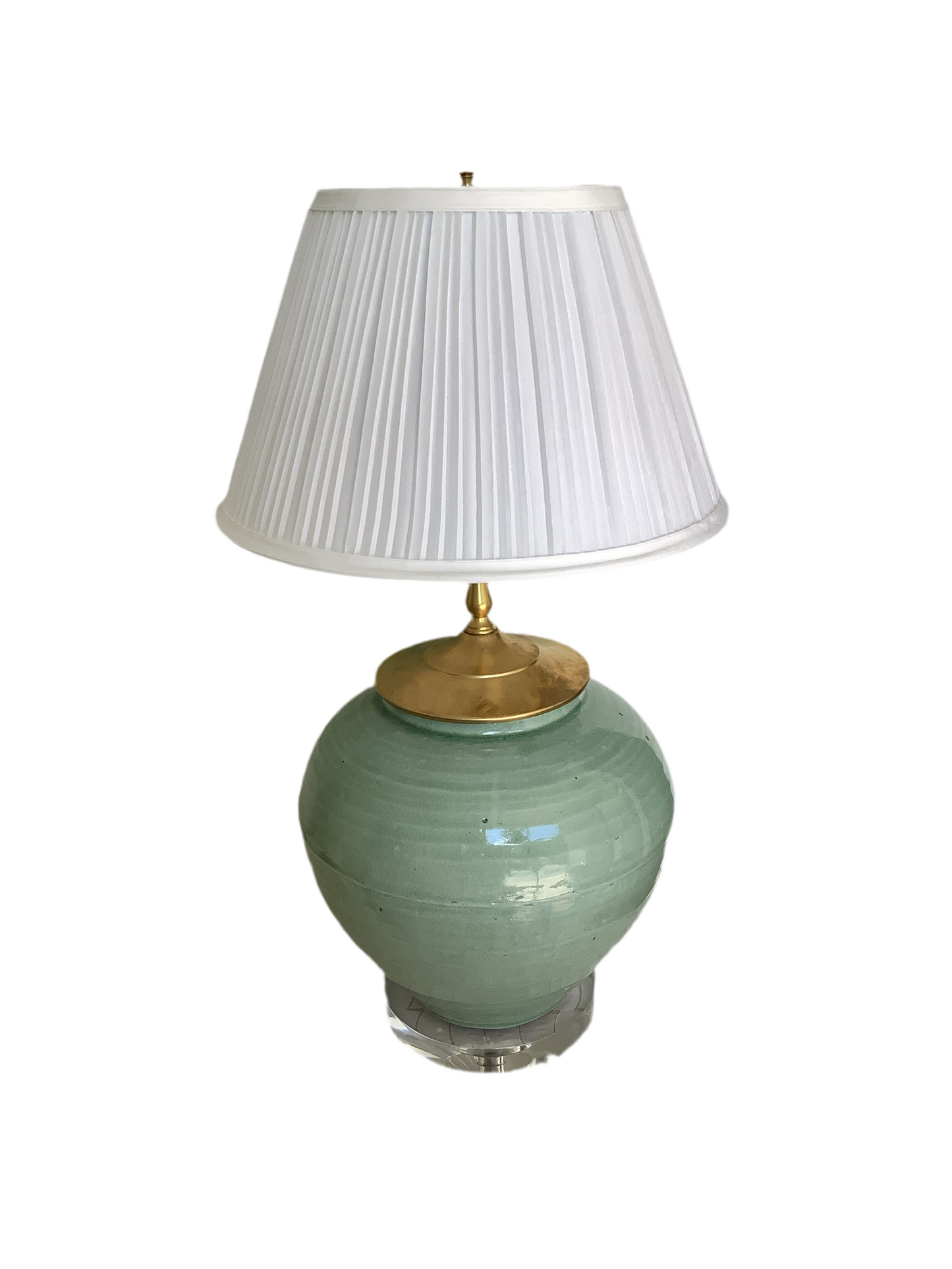 Table Lamp - Small Green Custom