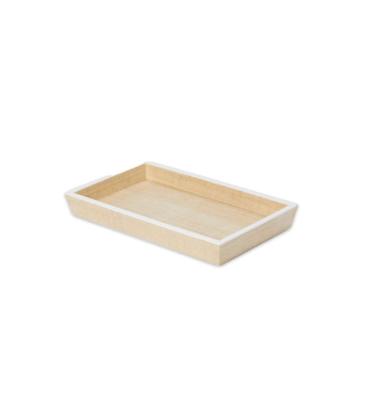 Tray - White Resin and Abaca Medium