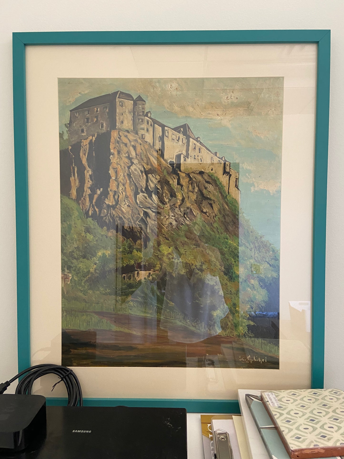 Art - "Castle" framed painting