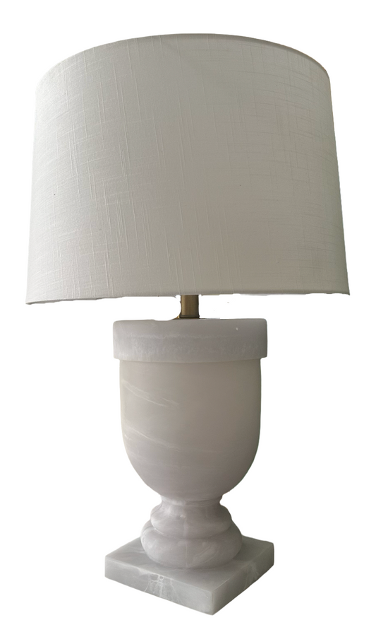 Table Lamp - White Large Urn