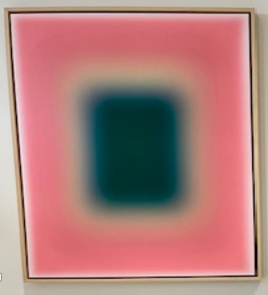 Giclee - "Blur Pink", Framed in Wood