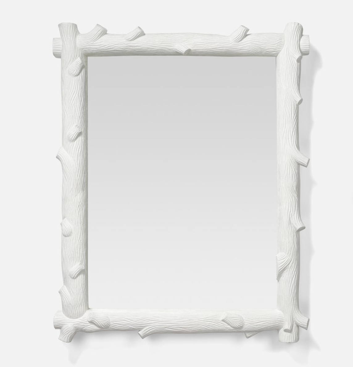 White Rectangular Mirror