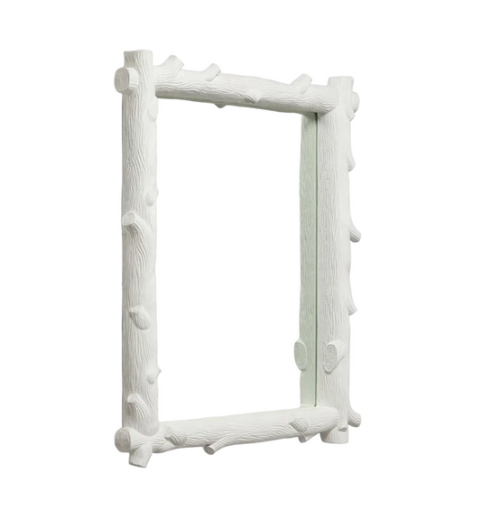 White Rectangular Mirror