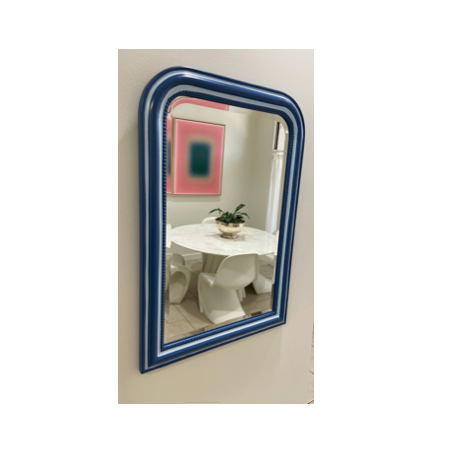 Mirror - Blue with Striping Louis Philippe