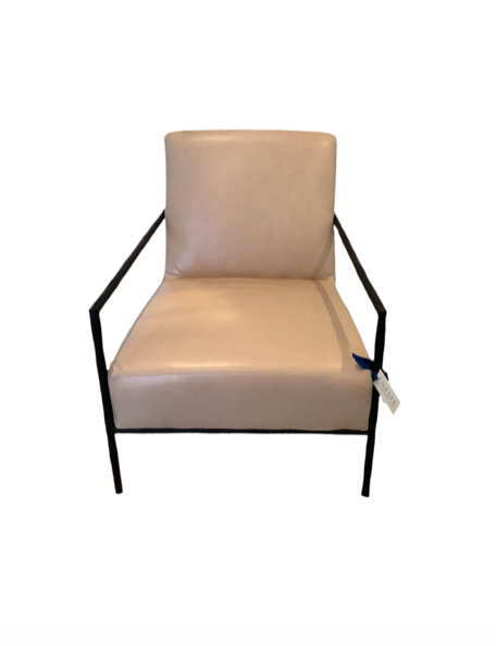 Arm Chair - Blush Leather Lounge