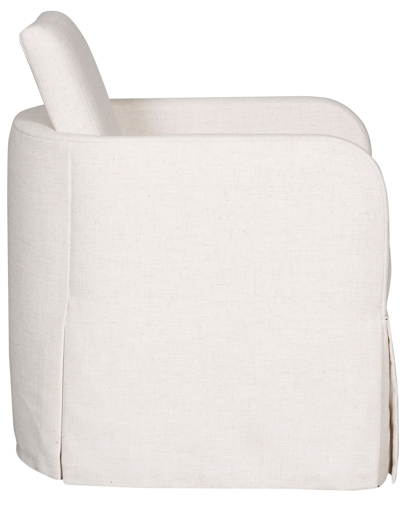 Arm Chair - Cream Chair on Casters