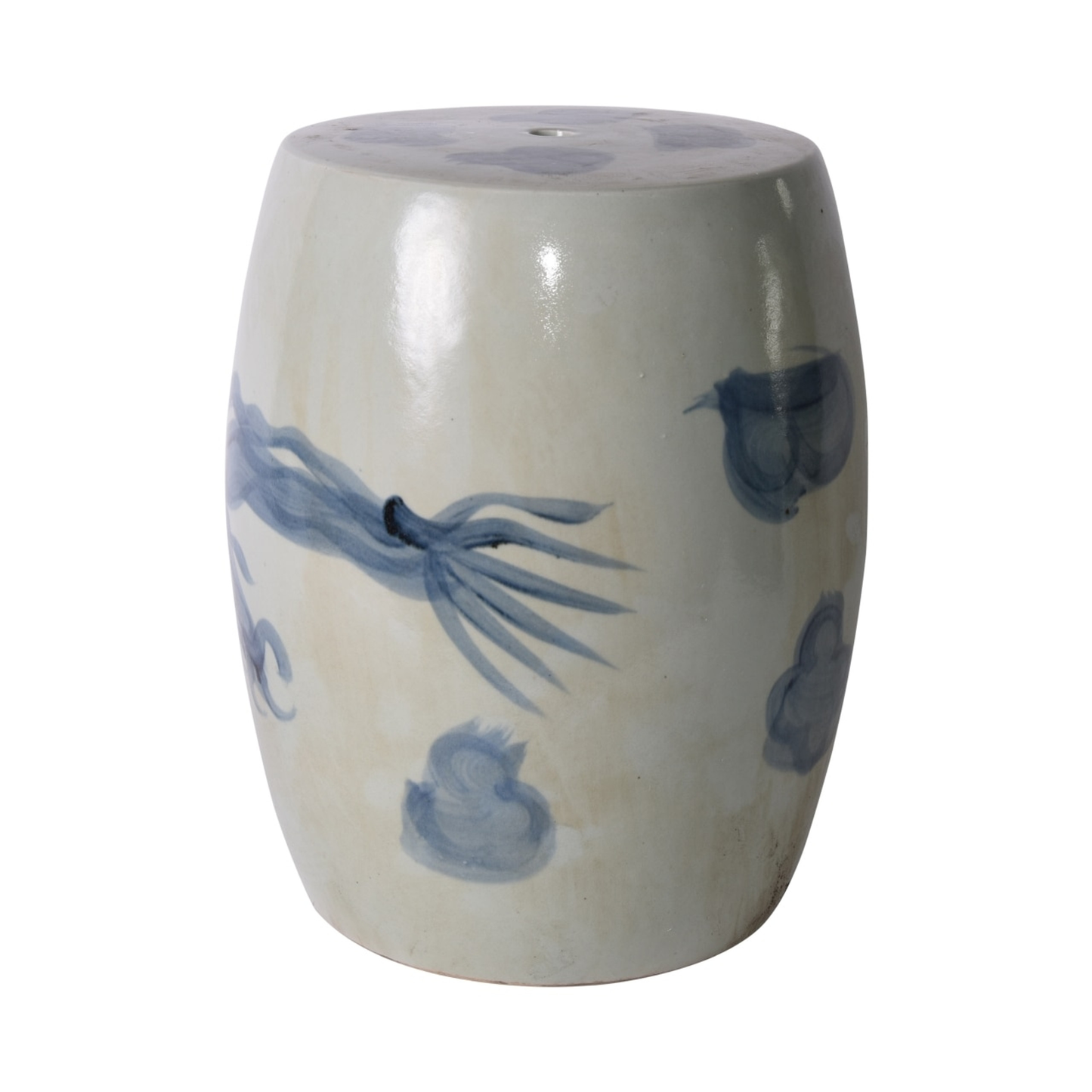 Stool - Blue and White Dragon