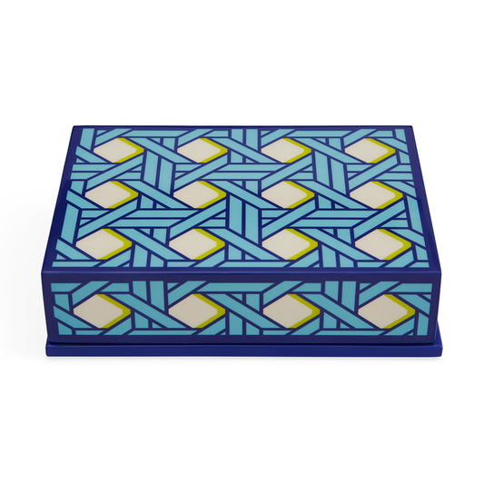 Card Set - Basketweave Lacquer Box