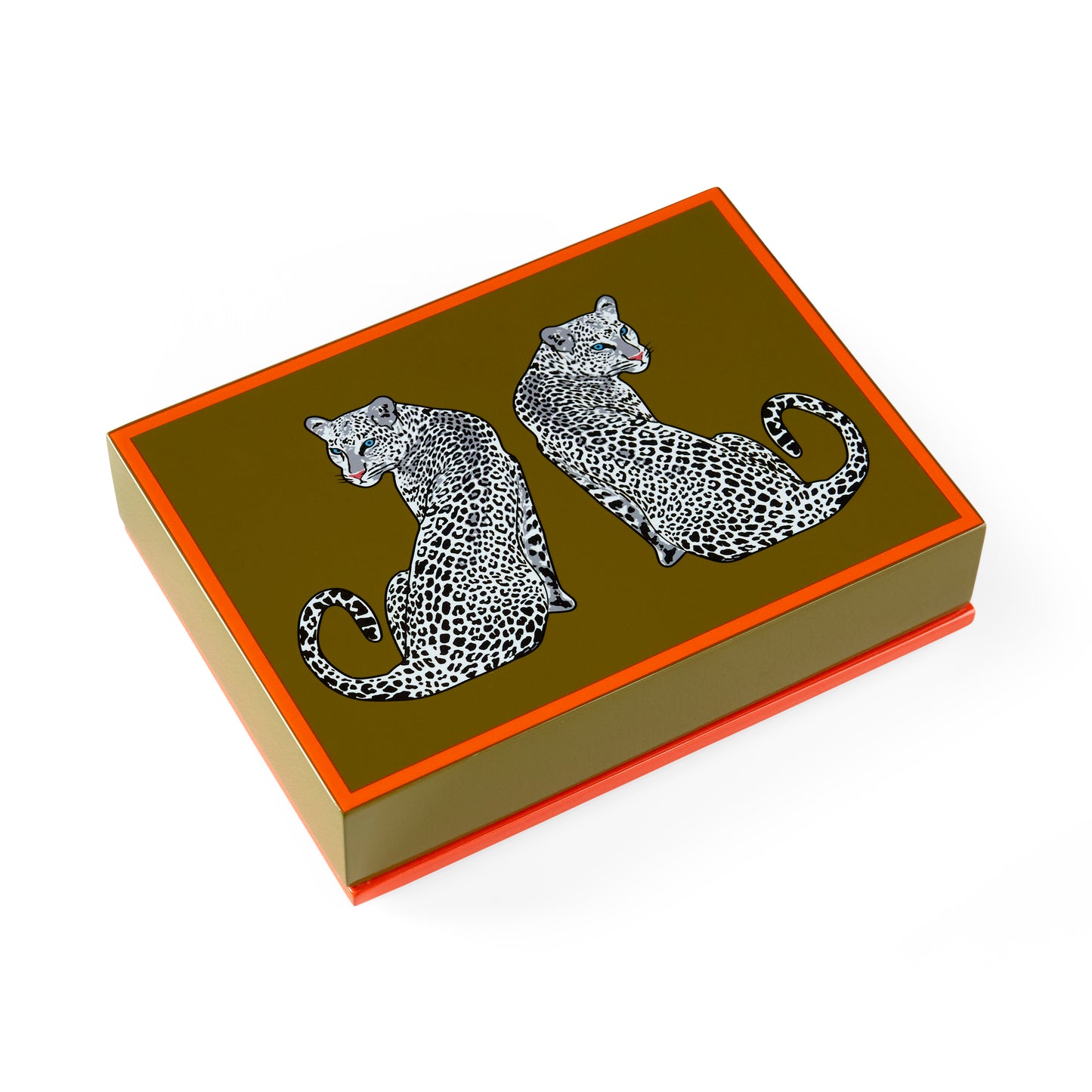Card Set - Leopard Lacquer Box