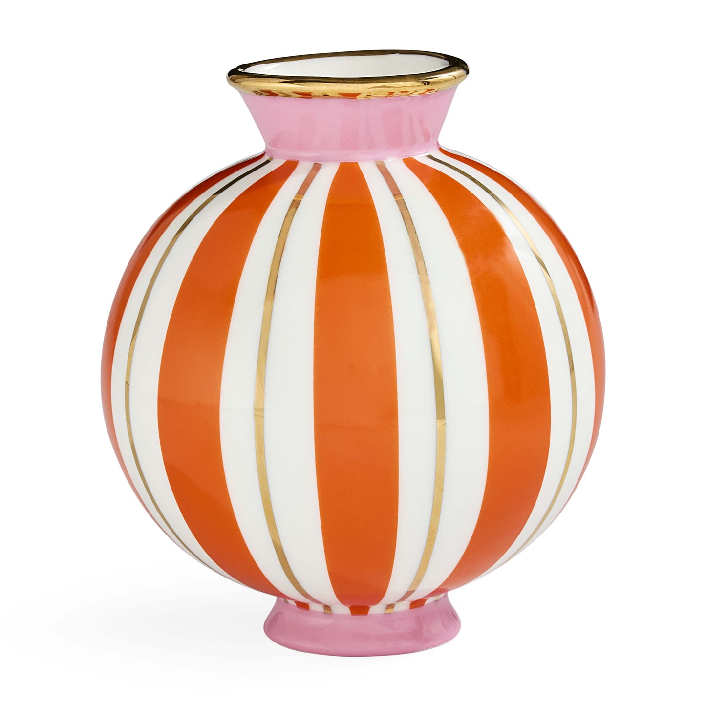 Vase - Portofino Bud in Orange/Pink