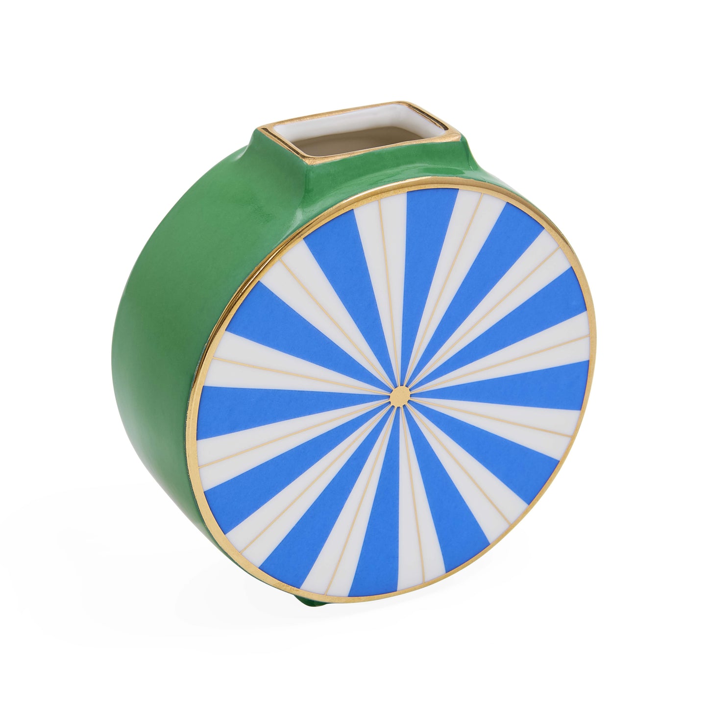 Vase - Portofino Circle in Blue/Green