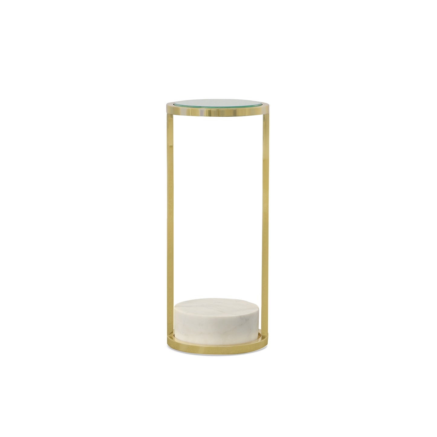 Drink Table - Polished Brass